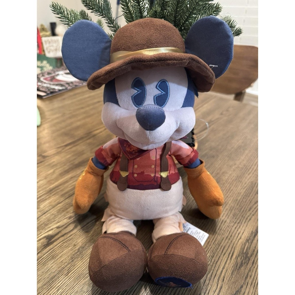 Mickey Mouse Main Attraction Plush Big Thunder Mountain Railroad 50 Anniversary